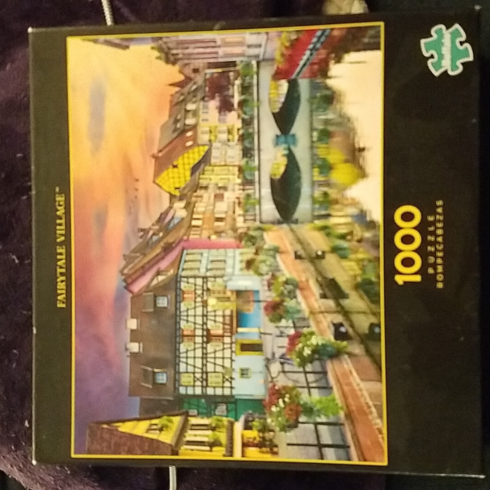 Buffalo 1000 piece Fairytale Village Puzzle - Picture 2 of 4